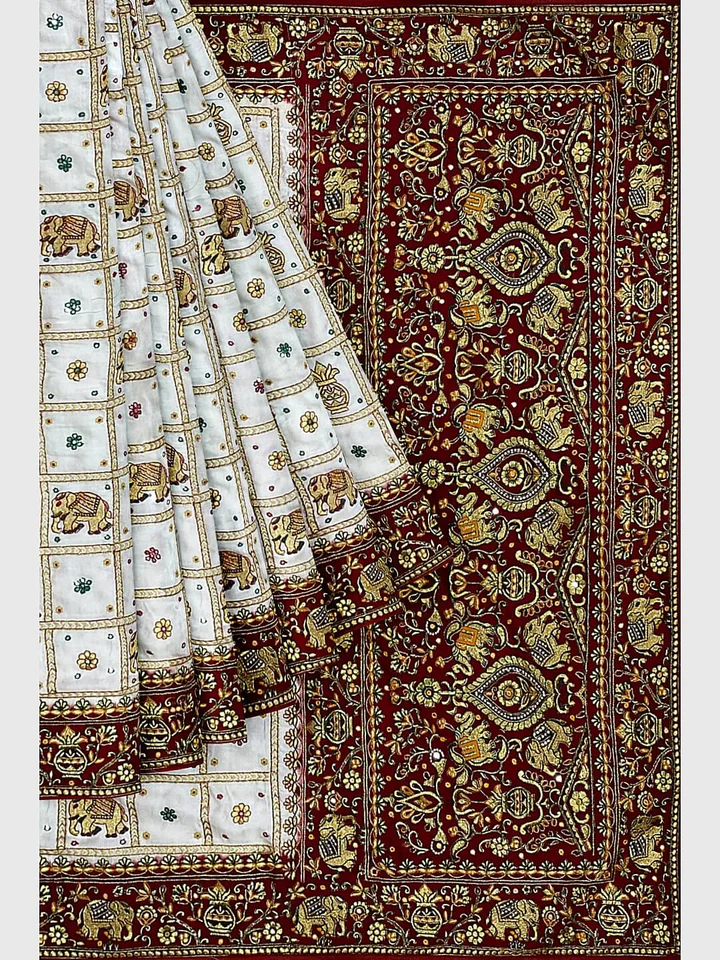 Soft Cotton Printed Daily Wear Saree — gallery