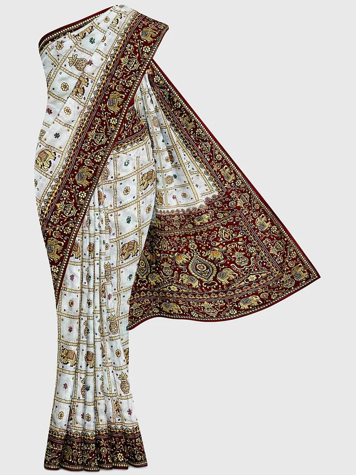 Soft Cotton Printed Daily Wear Saree — gallery