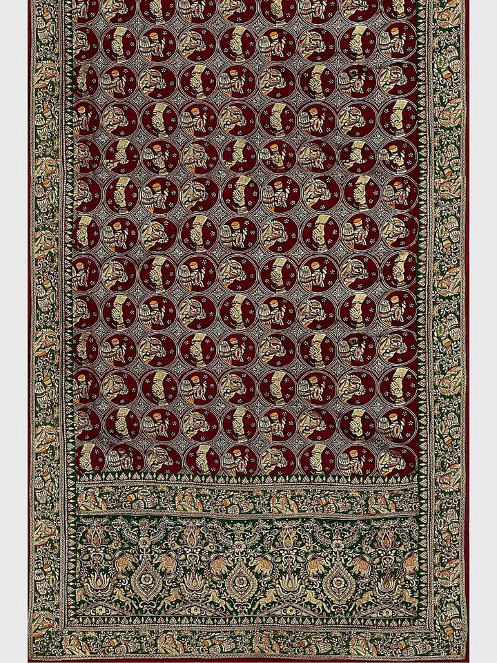 Linen Saree with Fancy Border — gallery