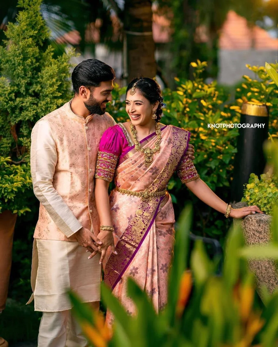 South Indian Kanjivaram Silk Saree — gallery
