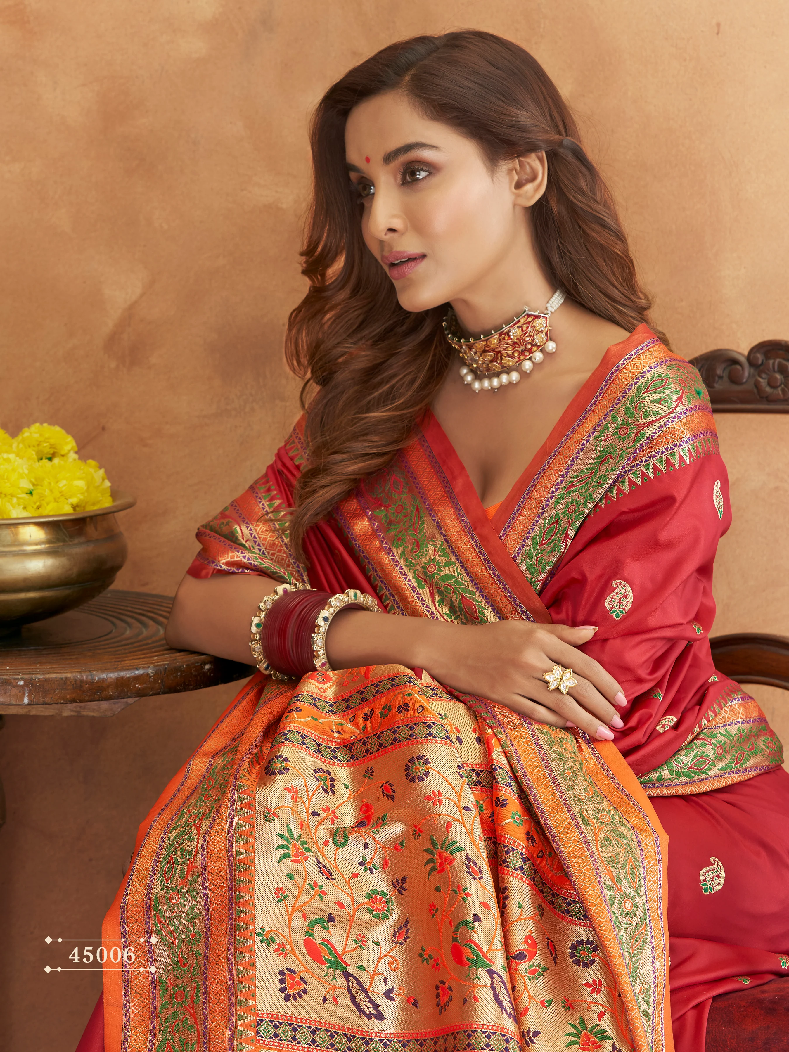 Traditional Banarasi Zari Saree — gallery