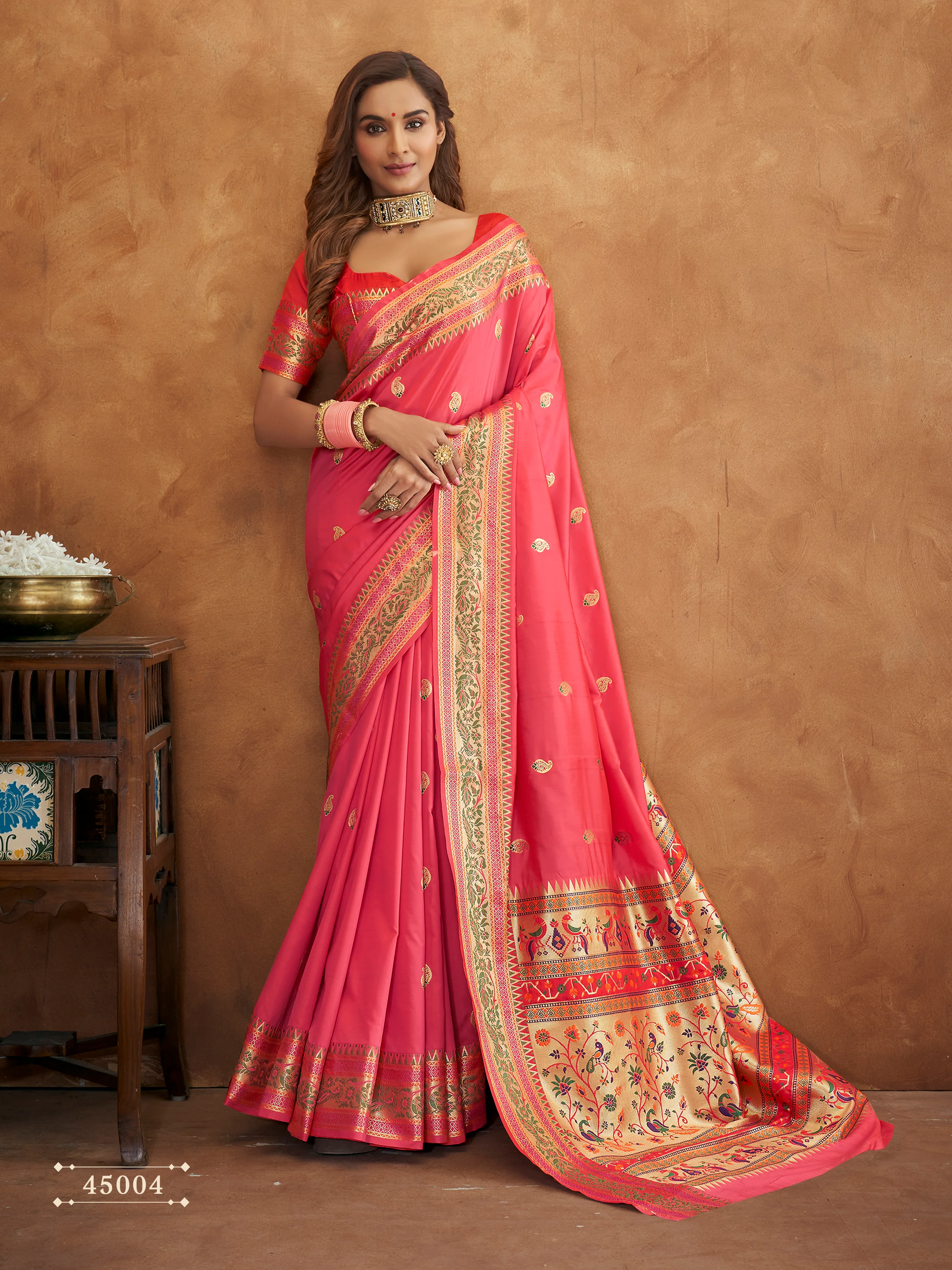 Traditional Banarasi Zari Saree