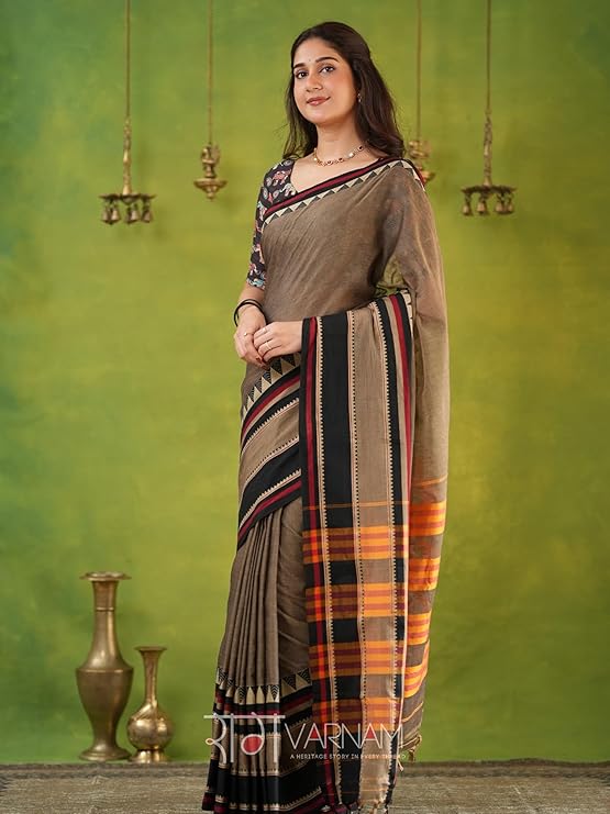 Soft Cotton Printed Saree — gallery